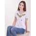 Embroidered t-shirt "Sunny Flower"